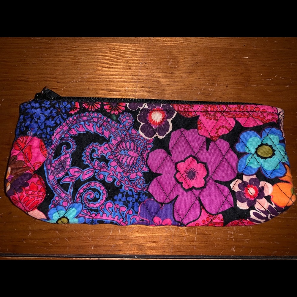 Vera Bradley brush and pencil holder.